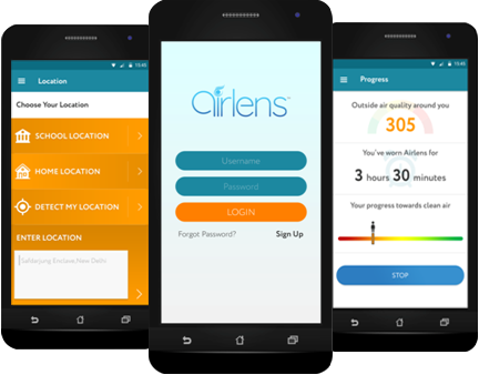 Airlens App Screens